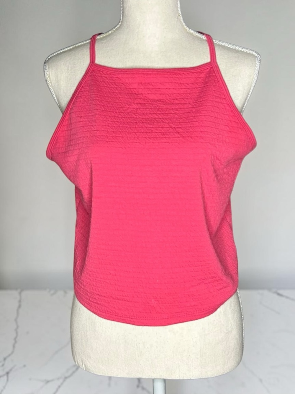 torrid Hot Pink Textured Halter Cami